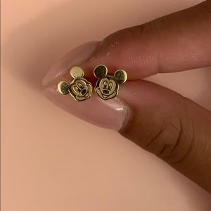 10k gold Mickey Mouse earrings